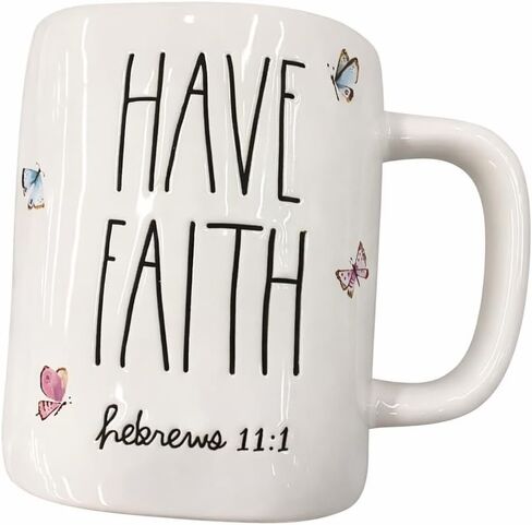 Rae Dunn PEACE BE WITH YOU Mug - Ceramic Double sided in Kuwait