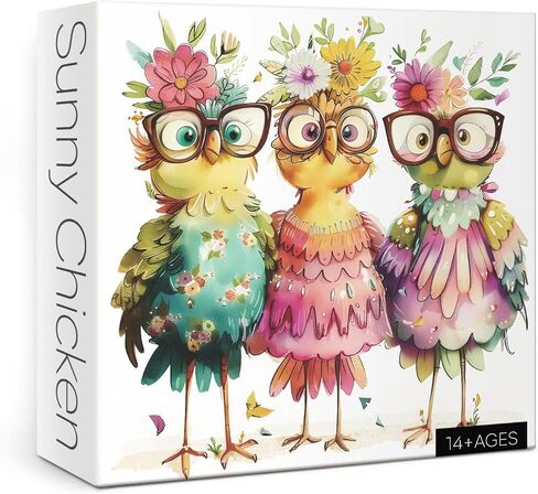 Colorful Birds Garden Puzzles for Adults 1000 Pieces, Flower Nature Jigsaw Puzzles, Cute Scene Art Puzzles in Saudi Arabia