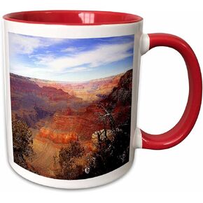 3dRose mug_57600_5 "Grand Canyon Arizona" Two Tone Red Mug, 11 oz, Multicolor