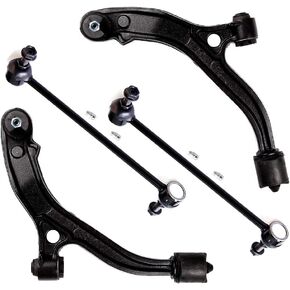 SCITOO 4-PC SET Suspension Kit For Chrysler Town & Country Voyager For Dodge Caravan Grand Caravan Front Sway Bar End Link,Lower Control Arm And Ball Joint