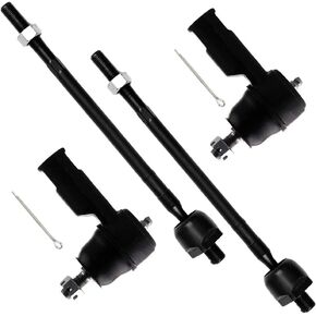 SCITOO 4-PC SET Suspension Kit For Hyundai Accent Inner Tie Rod End,Outer Tie Rod End