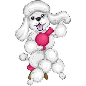 ملصقات جدارية قابلة للتقشير واللصق من Wallmonkeys FOT-24969323-30 WM172930 Poodle Grooming (ارتفاع 76.2 سم × عرض 50.8 سم)، متوسط-كبير in Kuwait