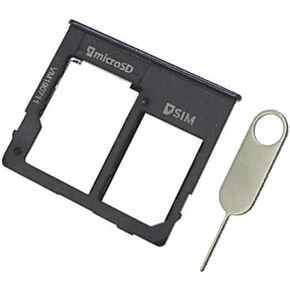 PHONSUN Replacement Sim Card Tray/SD Card Slot Holder for Samsung Galaxy A10E A102U/SM-S102DL (Compatible with All U.S Carriers) - Black