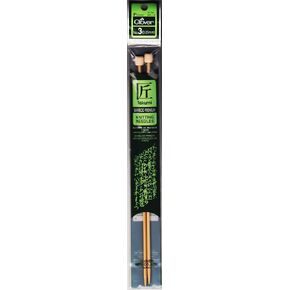 Takumi Bamboo Single Point Knitting Needles 9"-Size 3/3.25mm