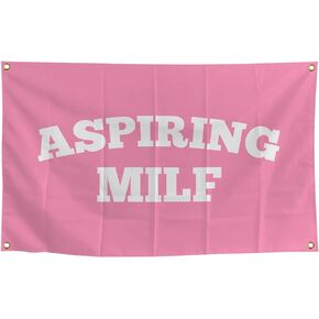Aspiring Millie Pink Banner for Home, Office, Bedroom, Living Room