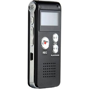 Aketek Multifunctional Rechargeable 8G 8GB 650HR Digital Audio Voice Recorder Dictaphone MP3 Player FM (12)