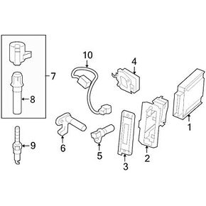 Ford Motor Co Genuine Knock Sensor XL3Z12A699AA