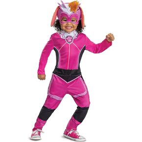 Skye Paw Patrol Costume, Official Paw Patrol Toddler Halloween Outfit with Headpiece for Kids