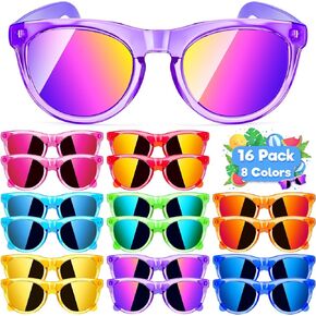 Kids Sunglasses Bulk, 24 Pack Kids Sunglasses Party Favors, Kids Sunglasses with Uv400 Protection for Boys Girls, Summer Beach Pool Bulk Party Favors for Kids 3-8 Goodie Bags Stuffers