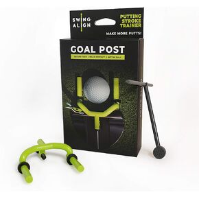 SWINGALIGN Swing Align Goal Post Putting Aid - Improves Face Alignment, Path and Center Face Contact. Developed with PGA Tour Pros. Recommended by Top 100 Teaching Professionals.