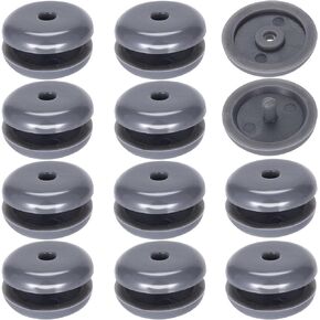 Mxxipp 20 Pairs Seat Belt Stopper Alarm Stop Clips Universal Snap-on Seat Belt Button Stop Prevent Buckle from Sliding Down No Welding Required, Grey