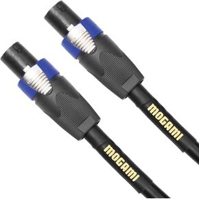 Mogami GOLD SPEAKER SO-03 Amplifier-to-Cabinet Speaker Cable, Neutrik speakON Male Plugs, 4-Pole, Gold Contacts, Straight Connectors, 3 Foot
