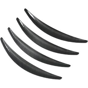 Car Fender Flares 4PCS Wheel Fender Flares Smooth Surface Scratch Resistant Replacement For Tesla Model 3 2017‑2022 (High Gloss Carbon Fiber Style)
