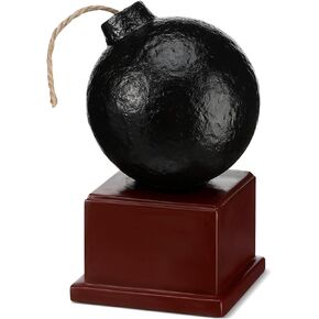 Nosiny 5.5 Inch Bomb Trophy Army Bomb Awards Funny Trophy for Employee Workers Adults Teens Office Party Decorations
