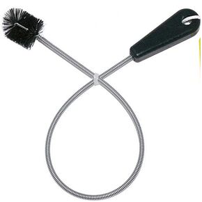 22" Long Drain Cleaning Brush, Drain Clog Remover, Perfect for Unclogging Sink, Toilet & Shower Drains, Effective Hair Clog Remover, Drain Cleaner for Small Spaces by FryOilSaver Co. - Model B113C
