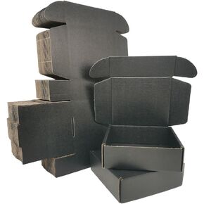 4x4x1 inch Small Shipping Box Mailers, White Corrugated Cardboard Packaging Storage Boxes 25 Pack in Saudi Arabia