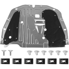 Engine Splash Guard Under Car Shield Cover Board 74110-TBA-A00 Compatible with 2016-2021 Honda Civic Replace 90674-TY2-A01 (1 pcs)