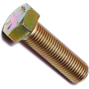 Hard-to-Find Fastener 014973252588 Grade 8 Fine Hex Cap Screws, 3/8-24 x 1-1/4, Piece-50,Yellow
