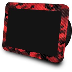 Carbon Fiber Skin Compatible with Amazon Echo Show 8 (3rd Gen, 2023) - Camo Hexadots - Premium 3M Vinyl Protective Wrap Decal Cover - Easy to Apply | Crafted in The USA by MightySkins