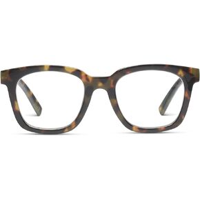 Peepers by PeeperSpecs Women's to The Max Progressive Blue Light Blocking Reading Glasses Oversized Soft Square