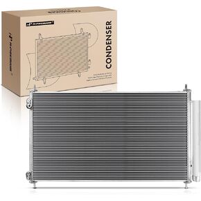 A-Premium Air Conditioning A/C Condenser Compatible with Acura TL 2009-2014 3.3L 3.7L, Replace# 80110TK4A01