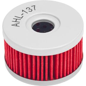 AHL 137 Oil Filter for Suzuki DR650SE DR650 SE 1996-2014 DR650S DR650 S 1990-1995 2015-2016 Boulevard S40 650 2005-2009,Dr500 500 1981-1984,Dr600 600 1985-1991,Dr750 750 1988-1989,Dr800 778 1990-1999