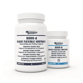 MG Chemicals 8800 Black Flexible Urethane, 2-Part Potting Compound, 375mL Kit