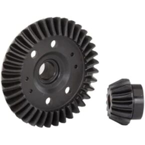 Traxxas Ring gear, differential/ pinion gear, differential (machined, spiral cut) (rear)