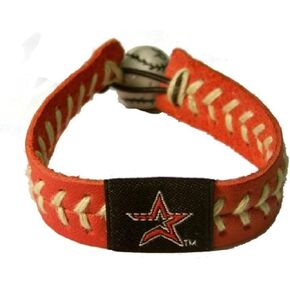 MLB هيوستن أستروس سوار بيسبول من الجلد الأحمر/الخيط الرملي in Kuwait