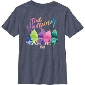 DREAMWORKS TROLLS Trolls True Harmony Boys Short Sleeve Tee Shirt