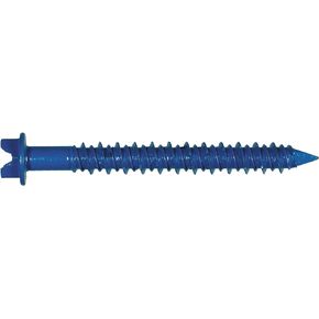 The Hillman Group 375289 Hex Washer, Head Slotted Tapper Concrete Screw Anchor, 3/16 x 2-3/4-Inch, 100-Pack