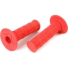 1" 25mm Motorcycle Hand Grips, 2Pack Non Slip Rubber Handlebar, 1 Inch Diameter Comfortable Hand Bar Thruster Grips, Universal for Motorcycle, Offroad, Honda, Kawasaki, Suzuki (Black) in Saudi Arabia