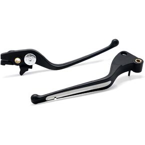 COPART Aluminum Brake Clutch Levers Set for Victory Highball/Kingpin Boardwalk All Options Victory Vegas 8 Ball/Vegas Low - Black (Silver)
