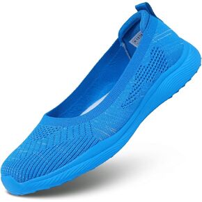 Kundork Ladies Slip on Loafer Shoes Womens Flats Dress Clothes Shoes Ballet Nurse Walking Sneakers Work Casual Comfortable