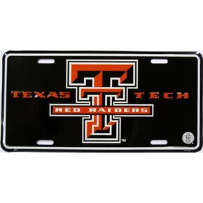 TEXAS TECH RED RAIDERS - COLLEGE LICENSE PLATES Plate Tag Tags auto vehicle car front