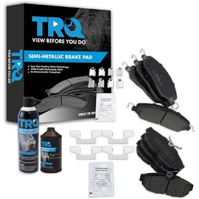 TRQ Brake Pads Compatible with 2005-2014 Ford Mustang
