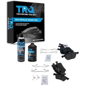TRQ Brake Pads Compatible with 12-18 Ford 06-15 Mazda 04-13 Volvo