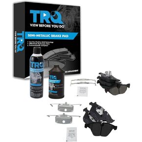 TRQ Brake Pads Compatible with 07-15 BMW
