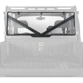 KIWI MASTER Heavy Duty Rear Back Windshield Compatible with 2017-2024 Polaris Ranger XP 1000/Crew Accessories 2020-2023 Polaris Ranger 1000/Crew, 2013-2019 Polaris Ranger XP 900/Crew Scratch Resistant