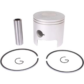 Outboard Engine 688-11636-03 688-11636-02 Oversize Piston Set & 688-11605-A0 Ring for Yamaha 48HP 50HP 55HP 75HP 85HP Boat Motor, 82.5mm 0.5mm O/S