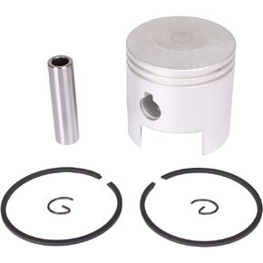 Outboard Engine 350-00001-0 350-00001-1 350000010 350000011 350000010M 350000011M STD Piston Set & 350-00011-0 350000110 350000110M Ring for Tohatsu for Nissan 9.9HP 15HP 18HP Boat Motor, 60mm STD