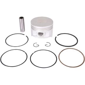 Outboard Engine 69W-11631-00-97 69W-11631-01-97 STD Piston Set & 67C-11603-00 67C-11603-01 Ring for Yamaha 25HP 30HP 40HP 50HP 60HP Boat Motor, 65mm STD
