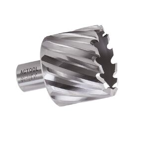 ACTOOL 1-7/8" Diameter × 1" Depth of Cut HSS ANNULAR Cutter with 3/4'' Weldon Shank