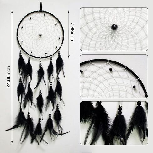ADOTBLOB Dream Catcher Boho Tree of Life Large Handmade Macrame Wall Hanging Bohemian for Girls Wedding Party Nursery Cafe Home Bedroom Gypsy Decor with Gift Box in Saudi Arabia