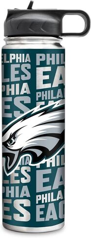 Rico Industries NFL Footbal 22oz Stainless Steel Tumbler with Lid - Great For Coffee, Tea, Water or Cocktails in Saudi Arabia