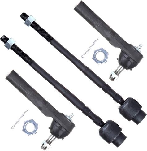 SCITOO 4-PC SET Suspension Kit For Chevrolet Cavalier For Pontiac Sunfire Inner Tie Rod End,Outer Tie Rod End in Saudi Arabia