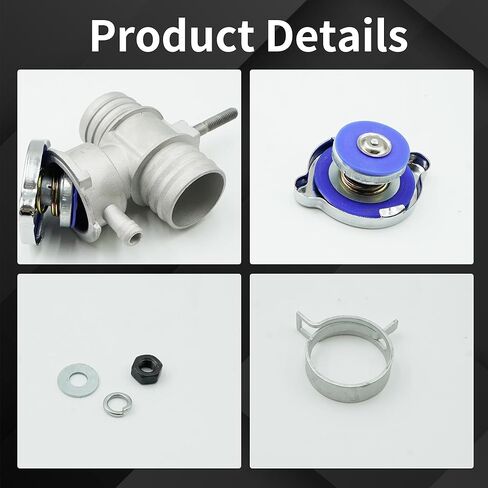 Fioqe 52028810AL 52029195AK 55116901AA رقبة حشو مبرد ألومنيوم متوافقة مع كرايسلر 200 سيبرينغ جيب كومباس باتريوت دودج كاليبر أفينجر دورانجو داكوتا جوني in Kuwait