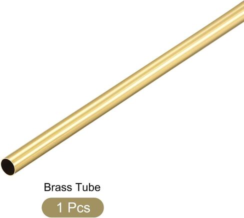METALLIXITY Brass Tube (5.5mm OD x 0.2mm Wall T x 300mm L), Straight Tubing - for Home Furnishing, Machinery, DIY Handicraft in Saudi Arabia