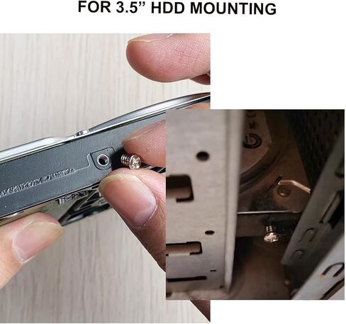 100 قطعة فضية مع 100 قطعة أسود 6 #32x5 حافظة كمبيوتر 3.5 بوصة HDD مسامير مسطحة الرأس فيليبس محرك الأقراص الصلبة in Kuwait