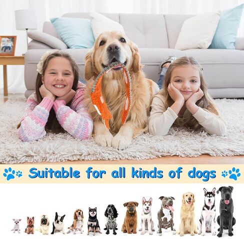 Puzzle Dog Toys for Aggressive Chewers, Tug of War Dog Toys for Large Dogs, No Stuffing Dog Toys to Keep Them Busy, Crinkle Squeaky Dog Toys for Boredom, Dog Chew Toys for Small Dogs, Dog Snuffle Toy in Saudi Arabia